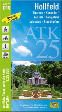 Abbildung von: ATK25-D10 Hollfeld (Amtliche Topographische Karte 1:25000) - Landesamt für Digitalisierung, Breitband und Vermessung, Bayern
