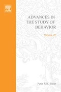 Cover: Advances in the Study of Behavior - Academic Press