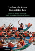 Cover: Leniency in Asian Competition Law - Cambridge University Press