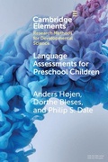 Cover: Language Assessments for Preschool Children - Cambridge University Press
