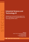 Cover: Industrial Science and Technology III - Trans Tech Publications Ltd