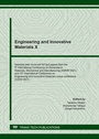 Cover: Engineering and Innovative Materials X - Trans Tech Publications Ltd