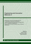 Cover: Engineering and Innovative Materials X - Trans Tech Publications Ltd