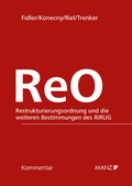 Cover: ReO - Restrukturierungsordnung und die weiteren Bestimmungen des RIRUG - Manz