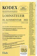 Cover: KODEX Lohnsteuer Richtlinien-Kommentar 2022 - Linde