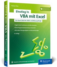 Abbildung von: Einstieg in VBA mit Excel - Rheinwerk