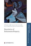 Cover: Boundaries of Information Property - Intersentia Ltd