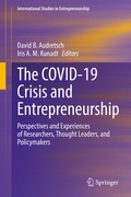 Cover: The COVID-19 Crisis and Entrepreneurship - Springer
