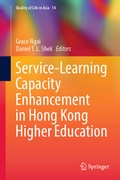 Cover: Service-Learning Capacity Enhancement in Hong Kong Higher Education - Springer