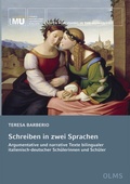Cover: Schreiben in zwei Sprachen - Georg Olms Verlag
