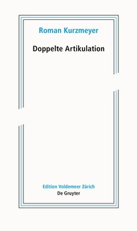 Abbildung von: Doppelte Artikulation - De Gruyter
