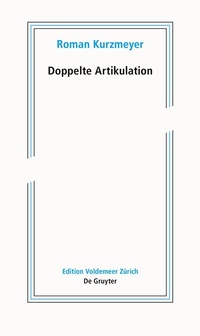 Abbildung von: Doppelte Artikulation - De Gruyter