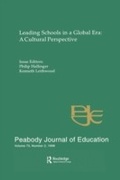 Abbildung von: Leading Schools in a Global Era - Routledge
