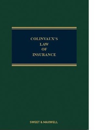 Enlarge image Cover: Colinvaux's Law of Insurance - Sweet & Maxwell