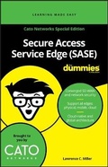 Cover: Secure Access Service Edge (Sase) for Dummies, Cato Networks Special Edition Custom - Wiley