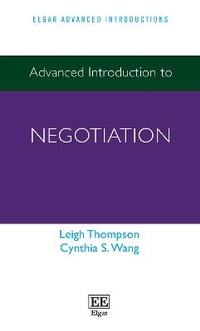 Enlarge image Cover: Advanced Introduction to Negotiation - Edward Elgar Publishing