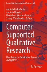 Enlarge image Cover: Computer Supported Qualitative Research - Springer