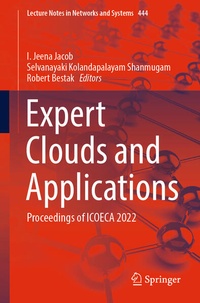 Enlarge image Cover: Expert Clouds and Applications - Springer