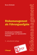 Cover: Risikomanagement als F&uuml;hrungsaufgabe - Haupt Verlag