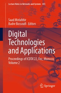 Enlarge image Cover: Digital Technologies and Applications - Springer