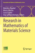 Cover: Research in Mathematics of Materials Science - Springer