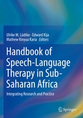 Cover: Handbook of Speech-Language Therapy in Sub-Saharan Africa - Springer