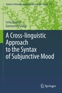 Cover: A Cross-linguistic Approach to the Syntax of Subjunctive Mood - Springer