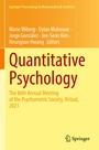 Cover: Quantitative Psychology - Springer