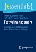 Cover: Festivalmanagement - Springer Gabler