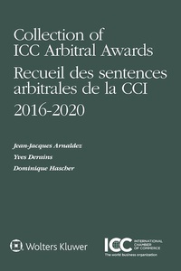 Abbildung von: Collection of ICC Arbitral Awards 2016-2020 - Wolters Kluwer