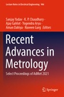 Cover: Recent Advances in Metrology - Springer