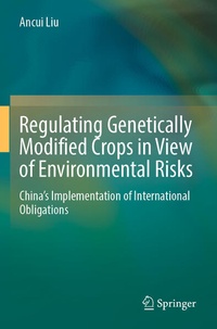 Bild: Regulating Genetically Modified Crops in View of Environmental Risks - Springer