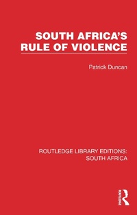 Abbildung von: South Africa's Rule of Violence - Routledge