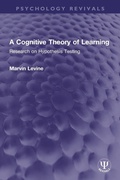 Cover: A Cognitive Theory of Learning - Routledge