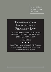 Enlarge image Cover: Transnational Intellectual Property Law - West Academic Press