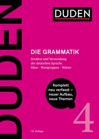 Abbildung von: Duden - Die Grammatik - Duden