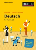 Cover: Wissen - &Uuml;ben - Testen: Deutsch 5. Klasse - Duden
