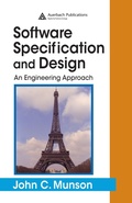 Cover: Software Specification and Design - Auerbach