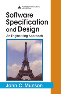 Enlarge image Cover: Software Specification and Design - Auerbach