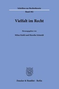 Cover: Vielfalt im Recht. - Duncker & Humblot
