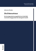 Bild: Die Erbenuntreue - Tectum Wissenschaftsverlag