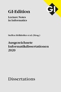 Cover: GI LNI Dissertations Band 21 - Ausgezeichnete Informatikdissertationen 2020 - K&ouml;llen