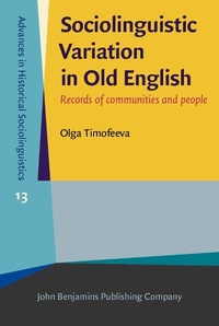 Abbildung von: Sociolinguistic Variation in Old English - John Benjamins Publishing Company