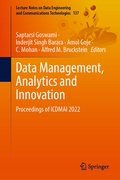 Cover: Data Management, Analytics and Innovation - Springer