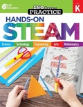 Cover: 180 Days (TM): Hands-On STEAM for Grade K - Shell Educational Publishing