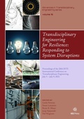 Cover: Transdisciplinary Engineering for Resilience: Responding to System Disruptions - IOS Press,US