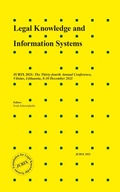Cover: Legal Knowledge and Information Systems - IOS Press,US