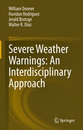 Cover: Severe Weather Warnings: An Interdisciplinary Approach - Springer
