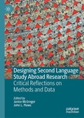 Cover: Designing Second Language Study Abroad Research - Palgrave Macmillan