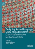Cover: Designing Second Language Study Abroad Research - Palgrave Macmillan